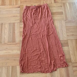 Women's Terracotta Maxi Skirt